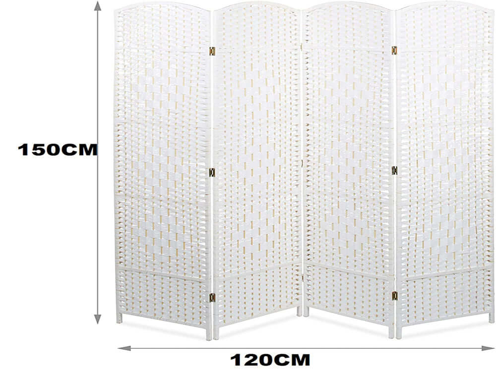 4 Panels Room Divider Folding Screen - Image 3