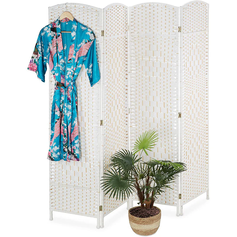 4 Panels Room Divider Folding Screen - Image 4