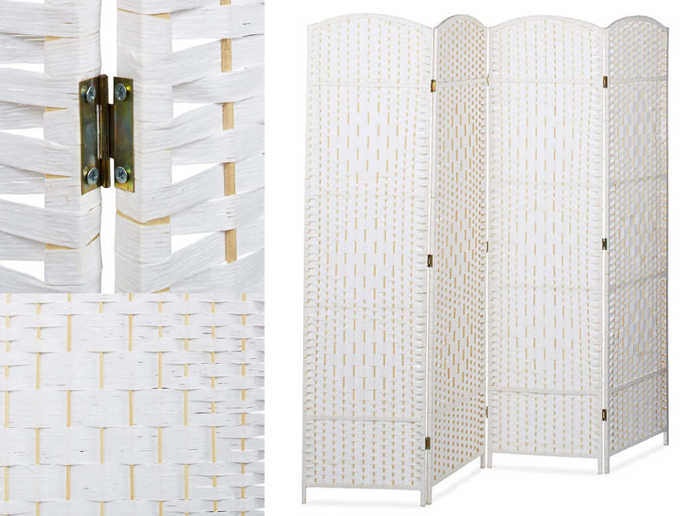 4 Panels Room Divider Folding Screen - Image 8