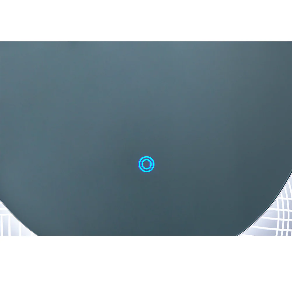 Round Bathroom Mirror with Touch Sensor Adjustable Lighting - Image 5