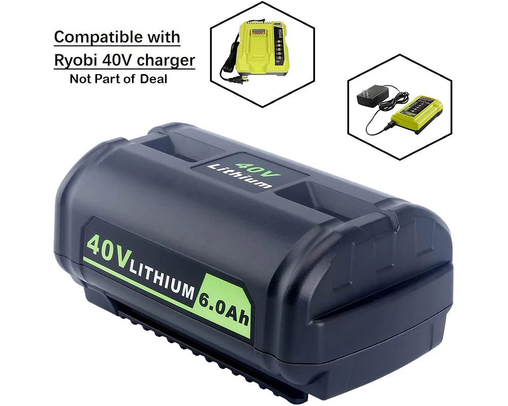Ryobi 40V Battery 6Ah Battery Replacement Compatible - Image 7