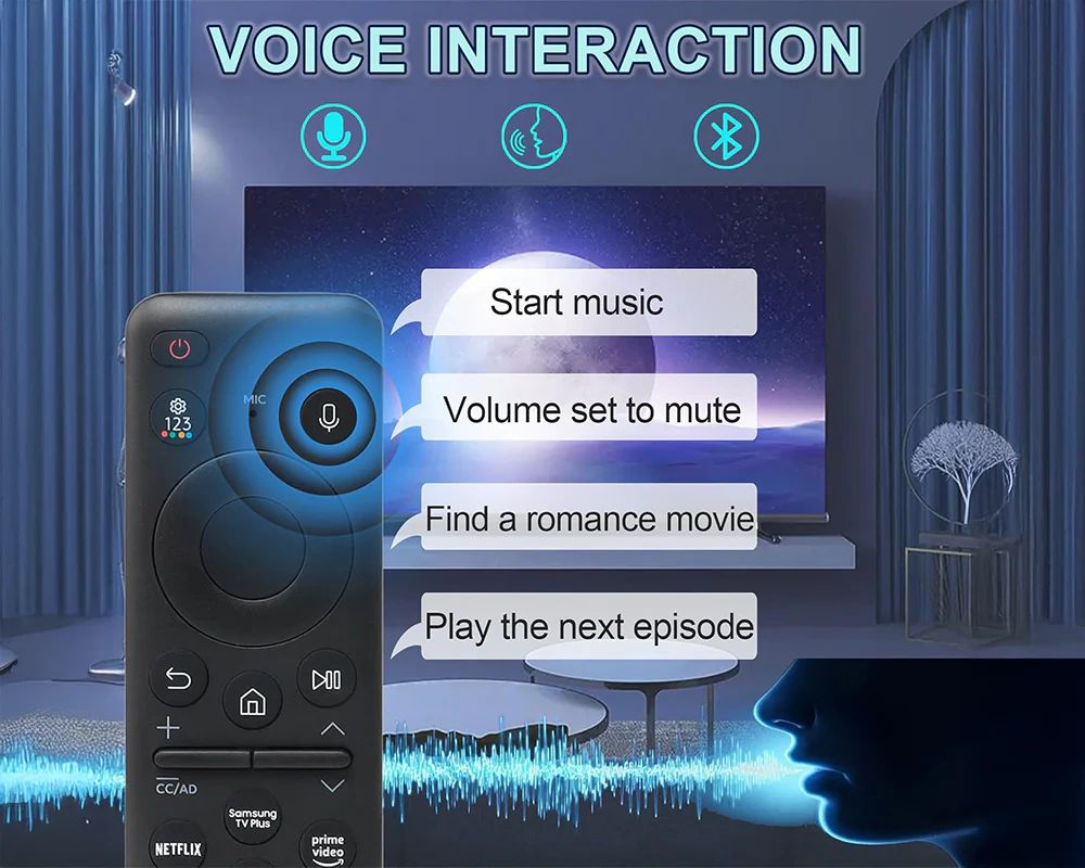 Samsung TV Remote Solar Smart TV Remote Repalcement - Image 6