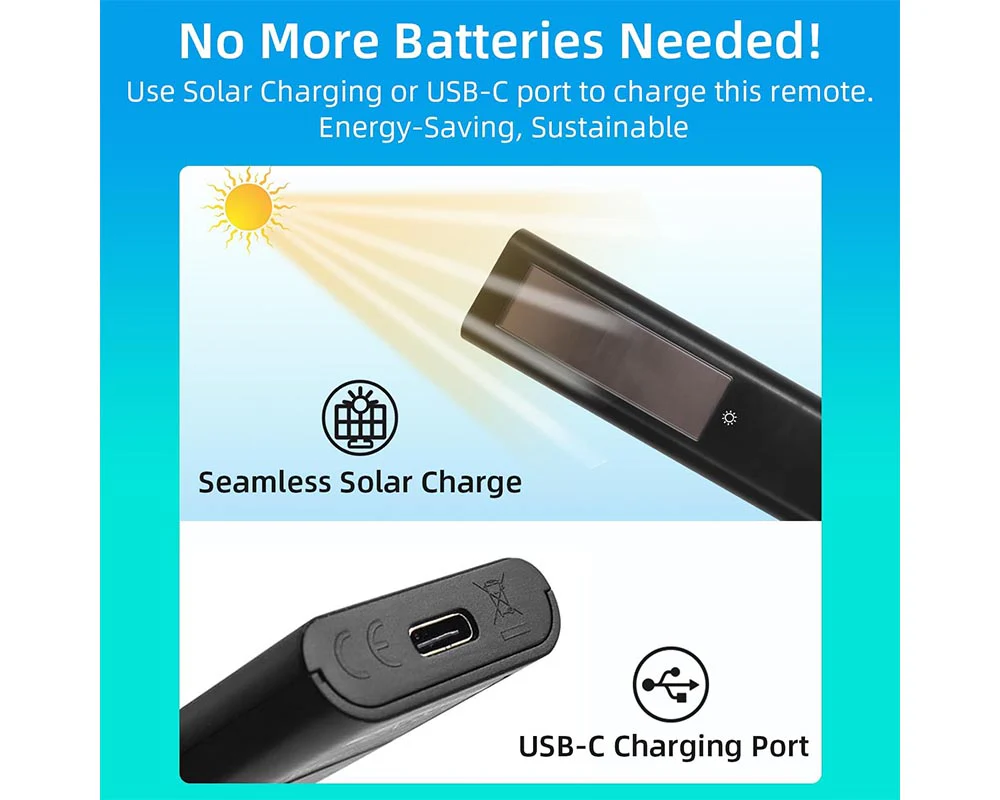 Samsung TV Remote Solar Smart TV Remote Repalcement - Image 6