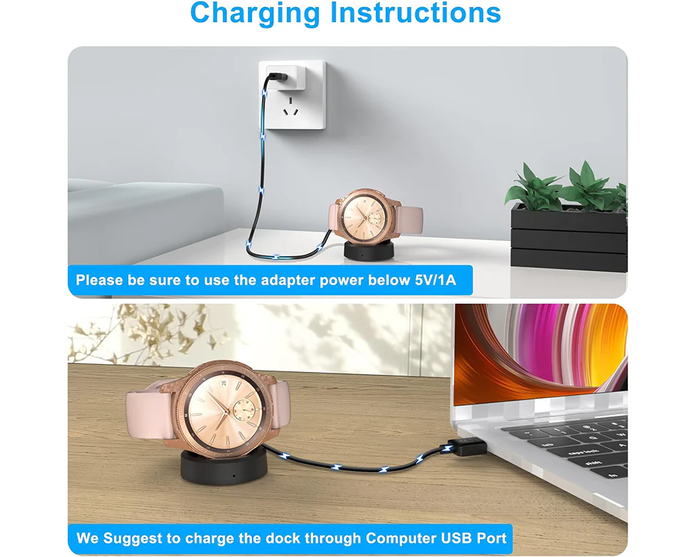 Samsung Watch Charger Dock Gear S2 S3 S4 - Image 6