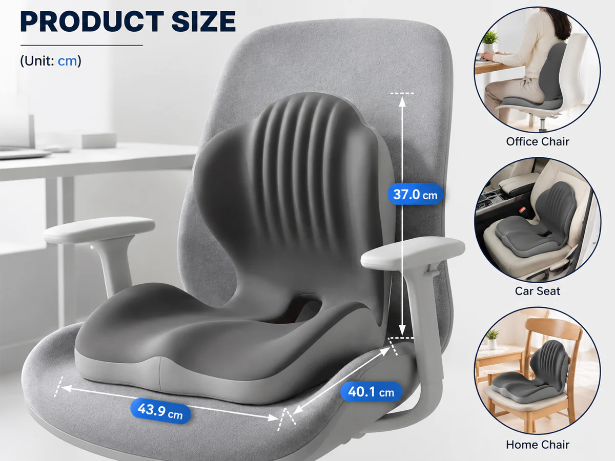 Memory Foam Seat Cushion - Image 9