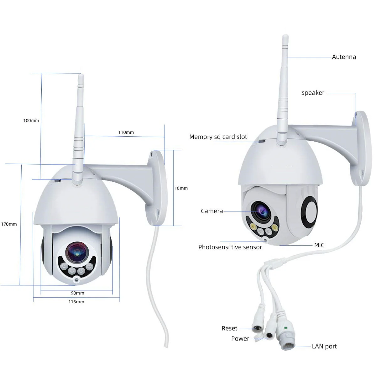 1080P PTZ WiFi Security Camera - Image 3