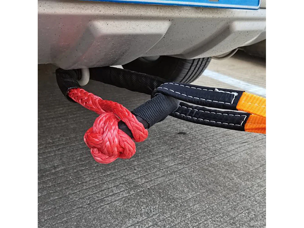 Soft Shackle Recovery Rope 55,000lbs Breaking Strength with Protective Sleeve - Image 4
