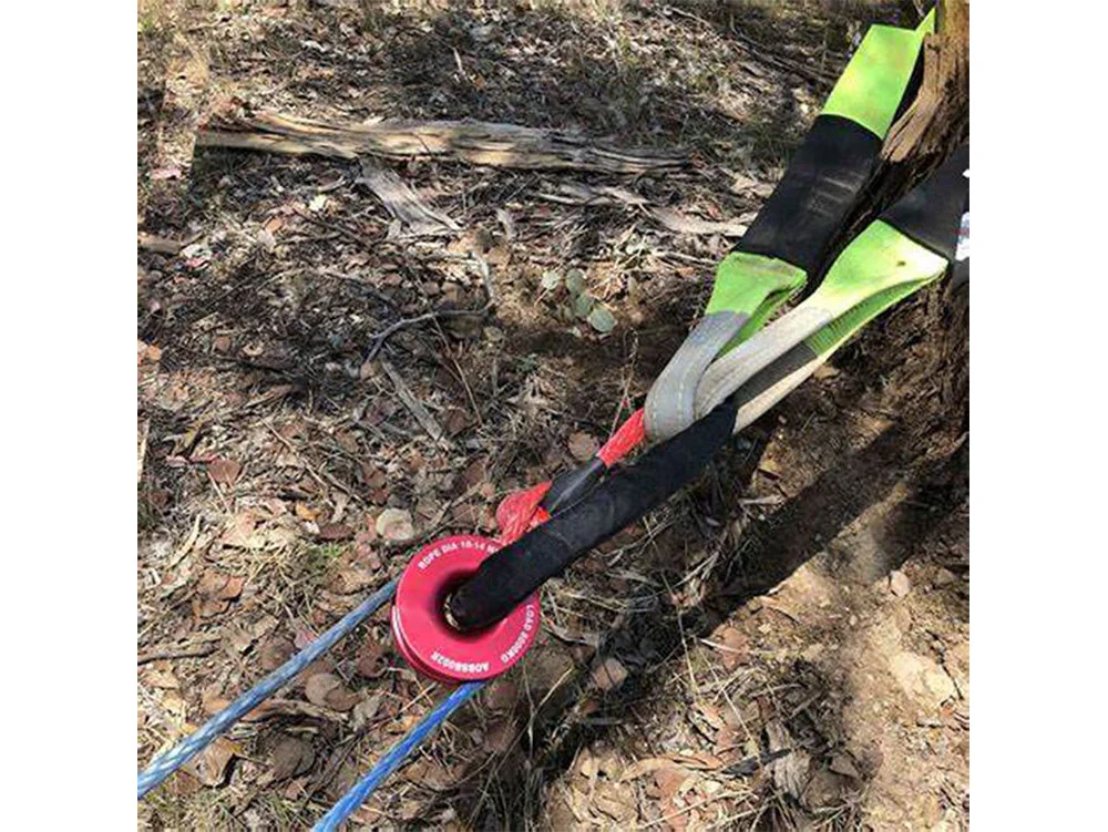 Soft Shackle Recovery Rope 55,000lbs Breaking Strength with Protective Sleeve - Image 8
