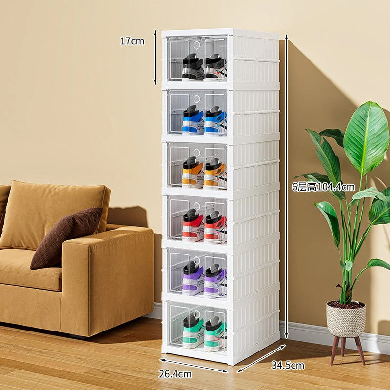 Shoes Box Rack Shoe Organizer Stackable Storage Drawer - Image 2