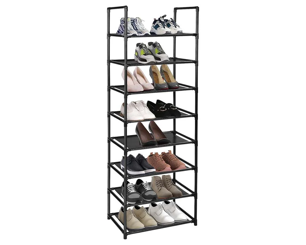 Shoe Rack Storage Shelves 8 Tier 16 Pair - Image 9