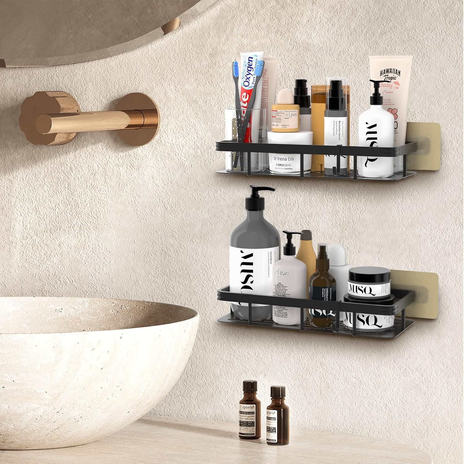 Bathroom Shower Caddy Shelf Rack Storage - Image 3