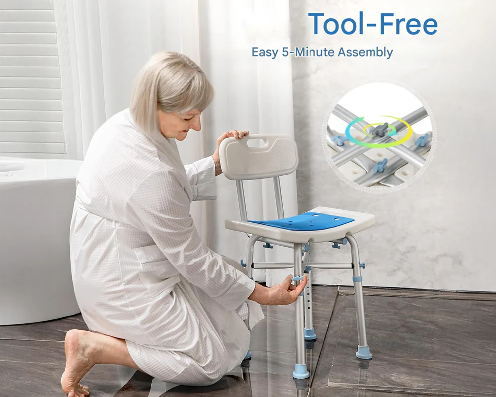 Shower Stool Shower Chair - Image 7