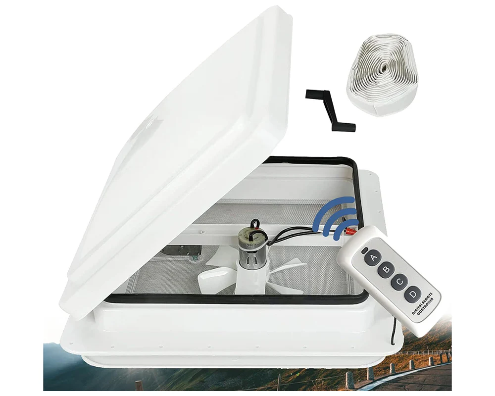 Caravan Roof Vent RV Shower Hatch - Image 11