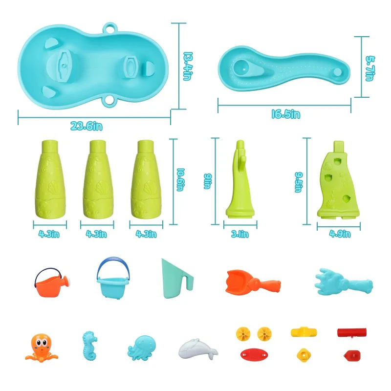 2 Tier Outdoor Sand and Water Table - Image 2