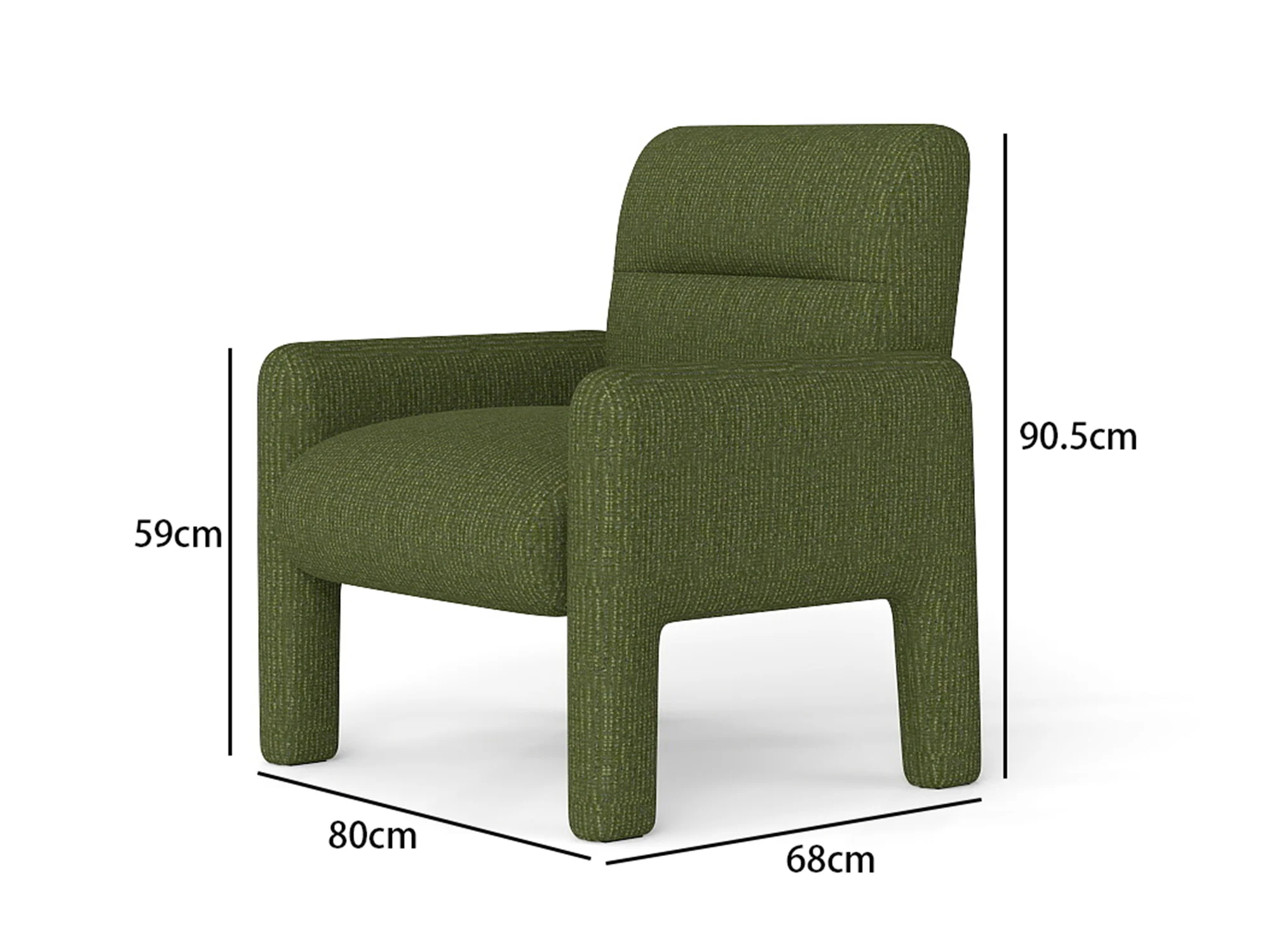 Hunter Green 3 Piece Sofa Set - Image 15