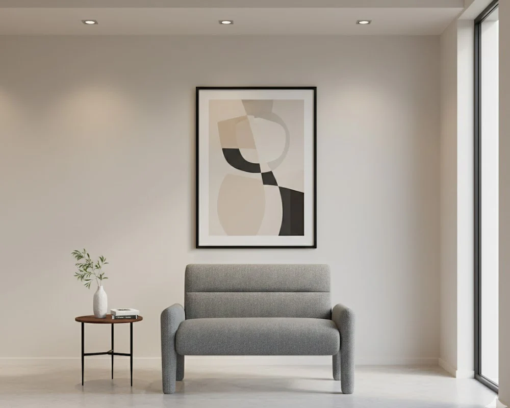 Modern 2 Seater Sofa Dubai Sky Blue - Image 7