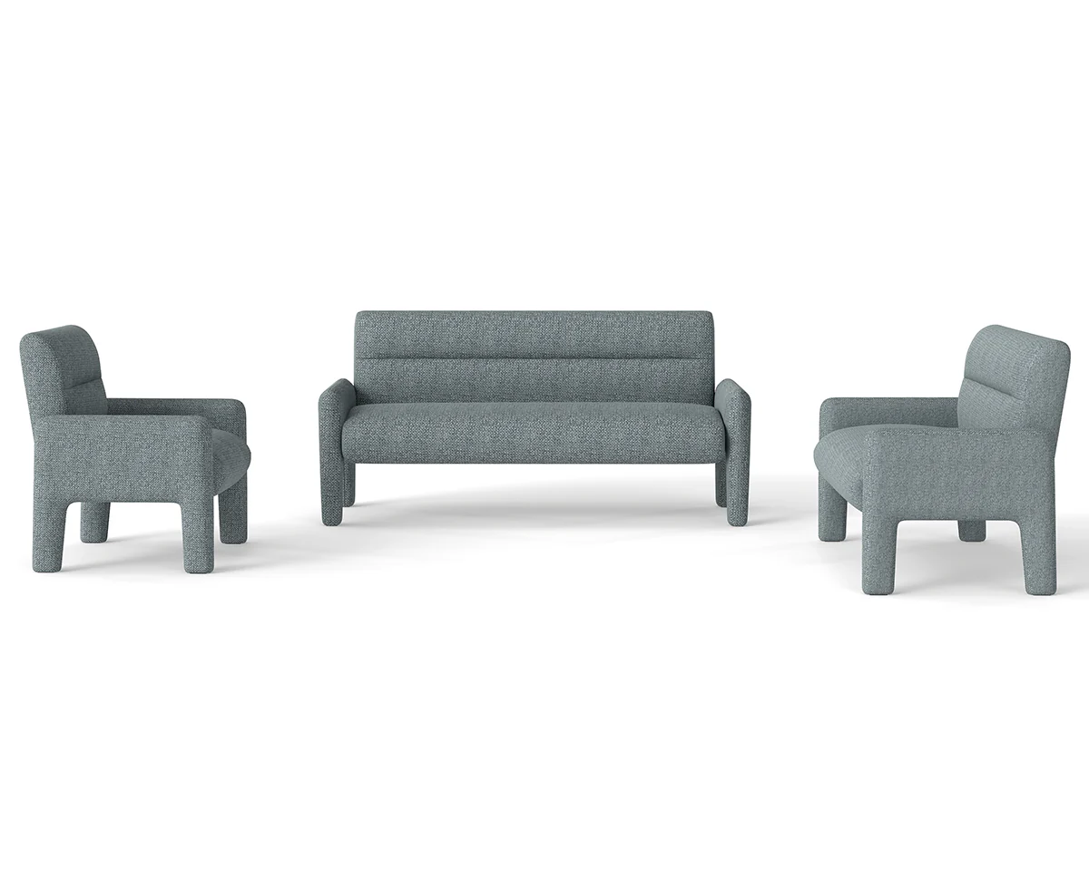 3 Piece Sofa Set – Dubai Sky Blue - Image 11