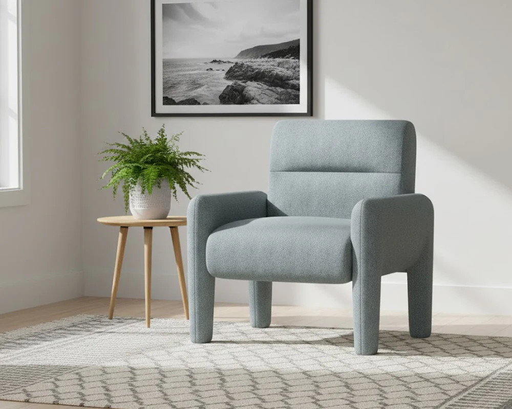 3 Piece Sofa Set – Dubai Sky Blue - Image 9