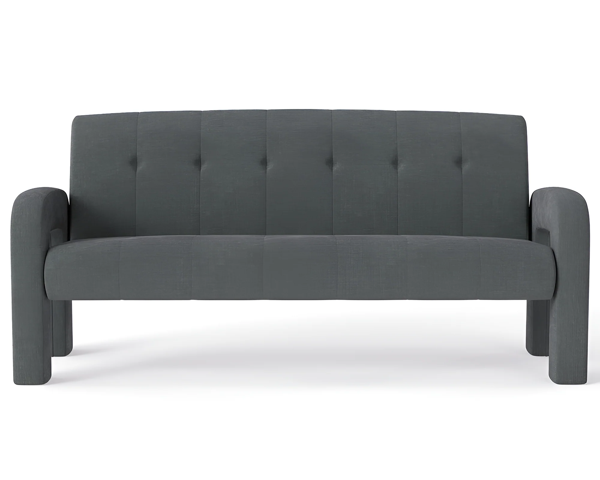 3 Piece Milan Charcoal Sofa Set - Image 5