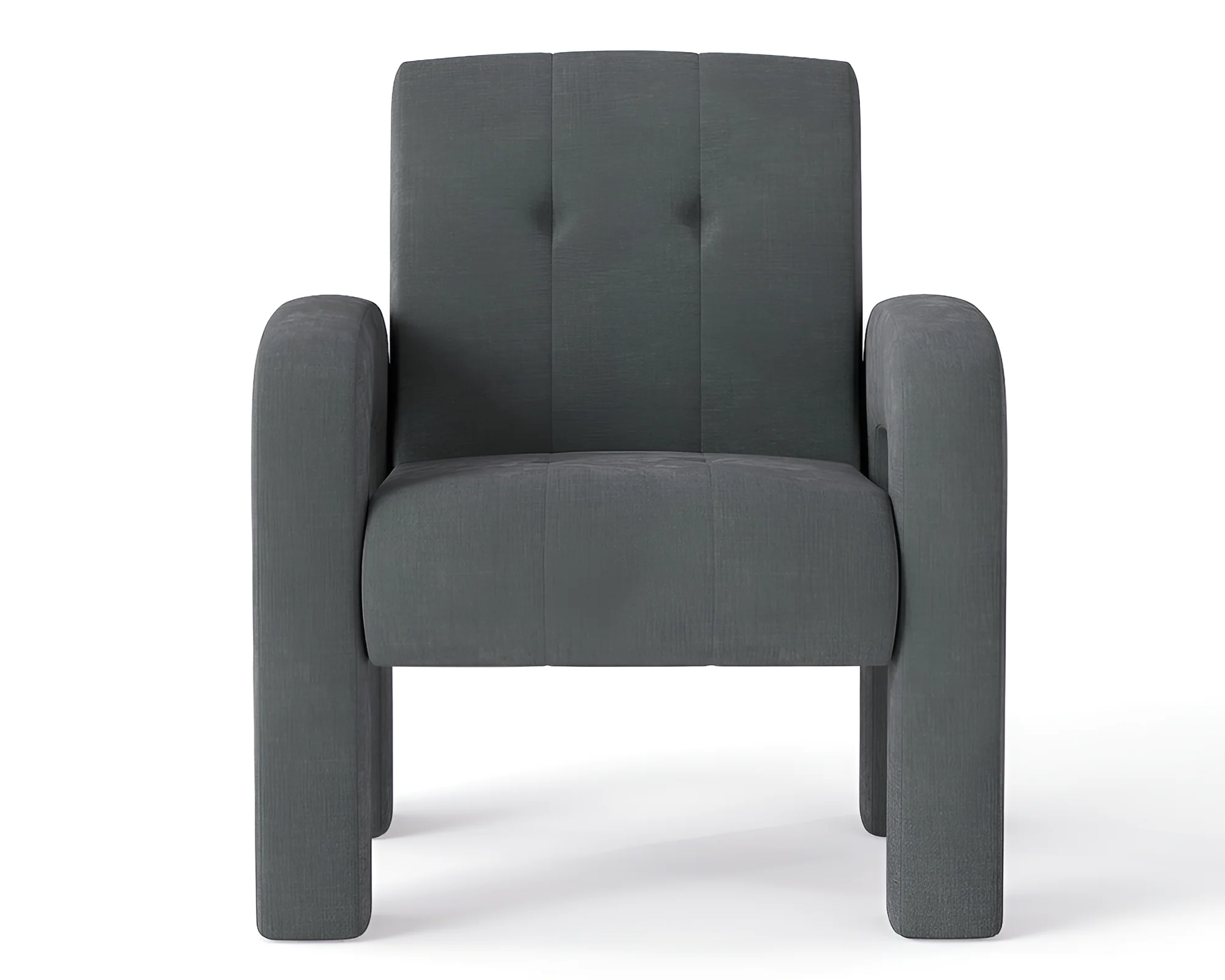 3 Piece Milan Charcoal Sofa Set - Image 7
