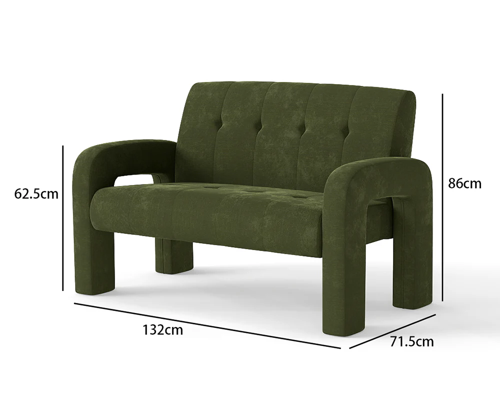Hunter Green 3 Piece Sofa Set - Image 13