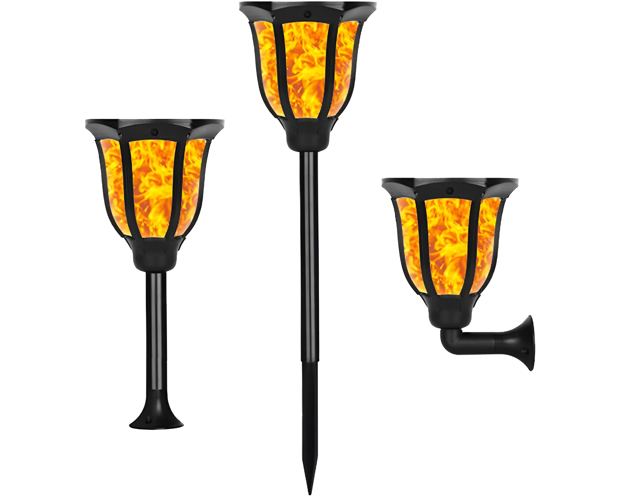 Solar Light – Solar Light with Realistic Flame for Garden Decor - Image 2