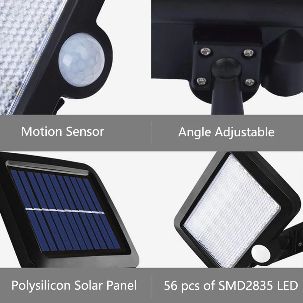 Solar Light With Sensor 56Led - Image 2