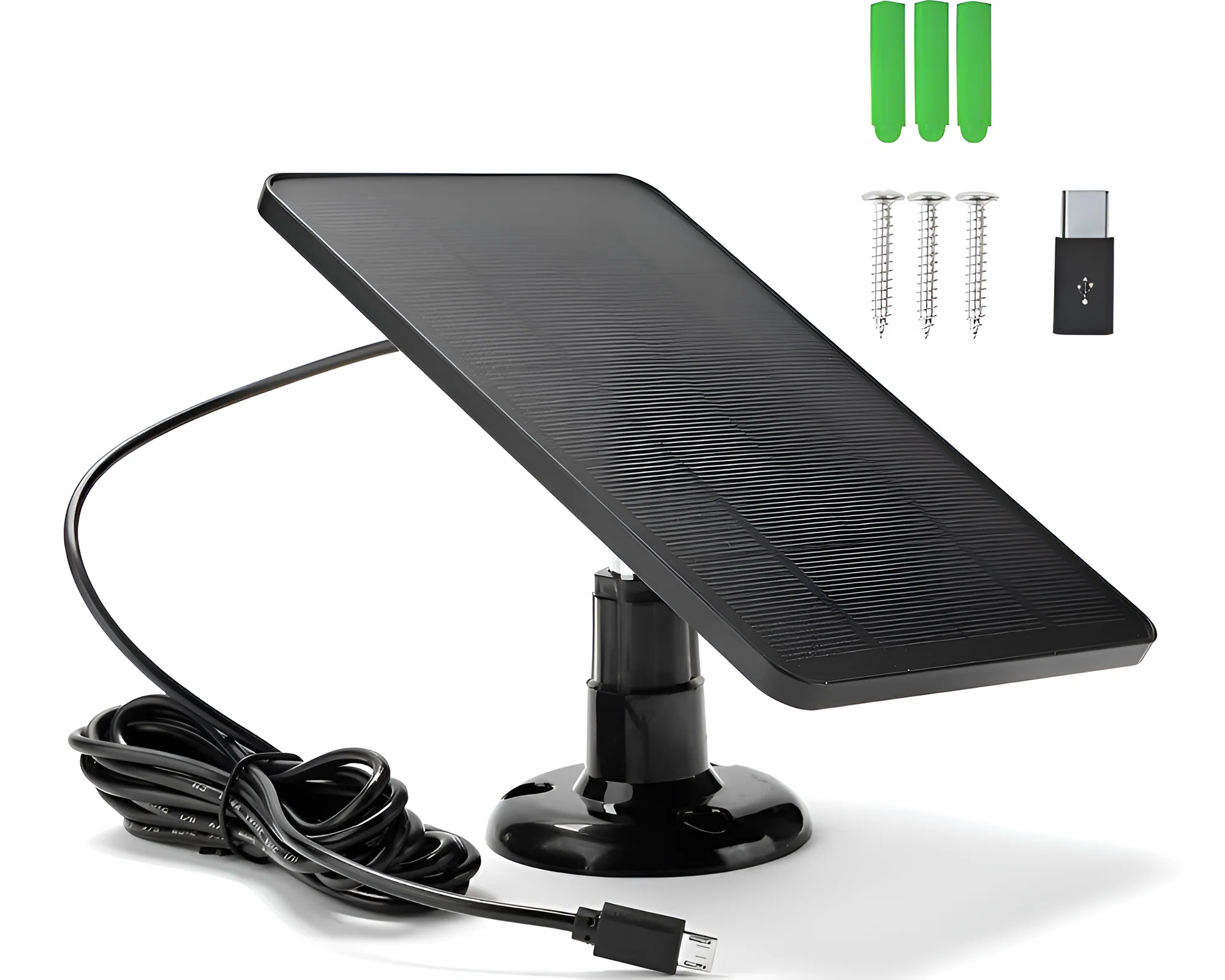 Solar Panel for CCTV Security Camera Eufy Arlo Wyze Swann Reolink Ring Blink - Image 2