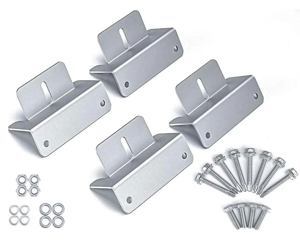 Solar Panel Mounting Z Brackets 4pcs Aluminium Roof Wall Mount Set - Image 7