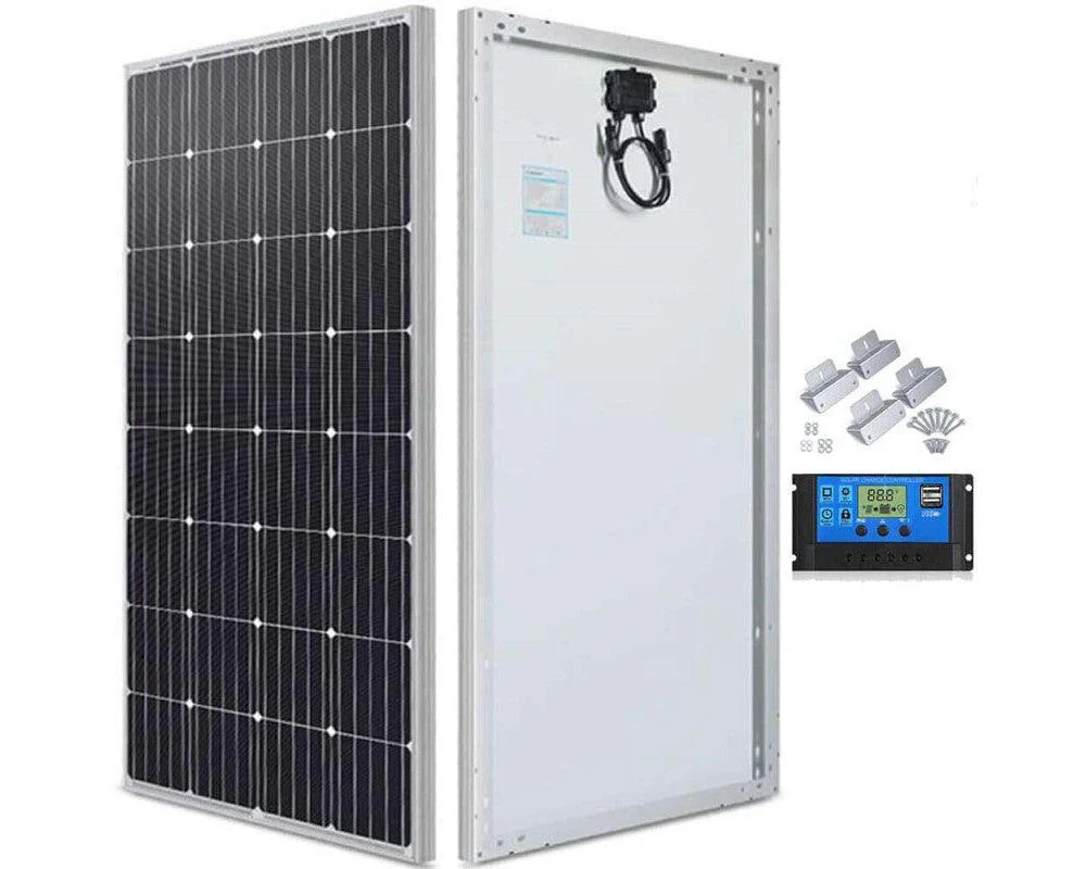 Solar Panel 150W Poly-crystalline with controller and mount - Image 8