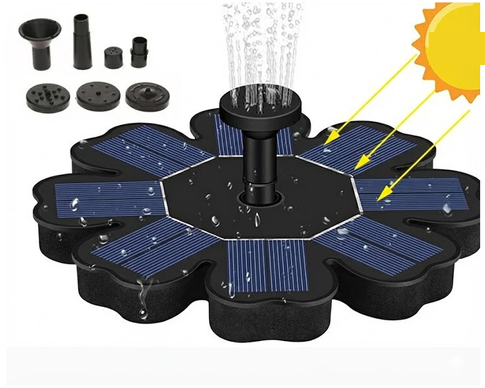 Solar Powered Fountain Pump For Bird Bath Fountain Water Pump - Image 7