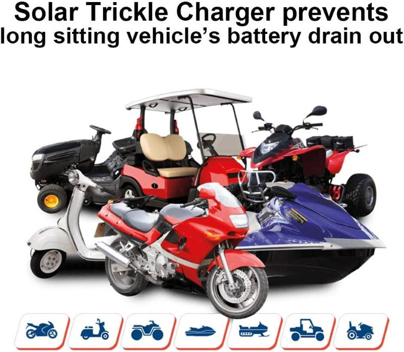 Solar Panel Trickle Charger 12V 10W Solar Panel Battery Charger - Image 5