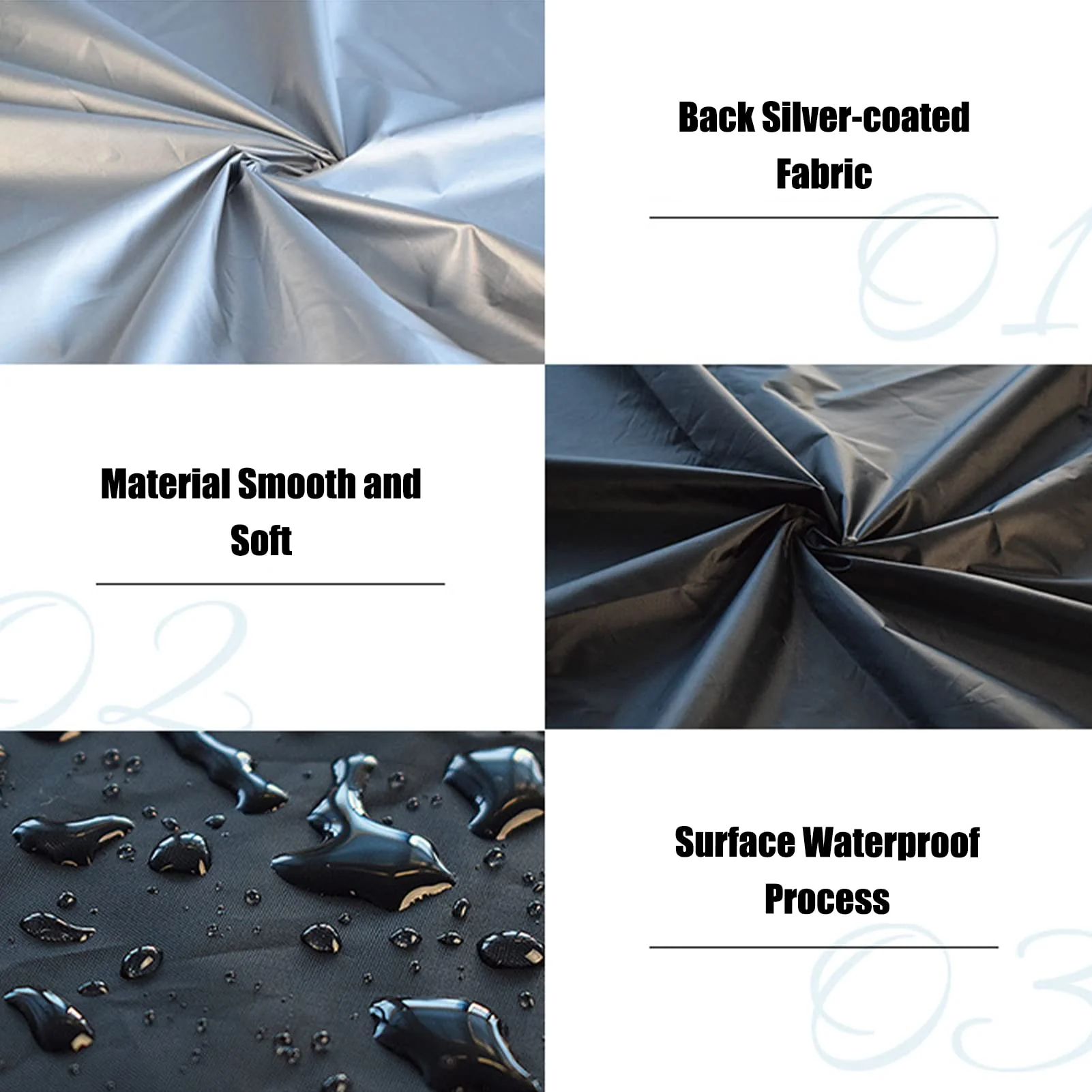 Spa Cover Square – Waterproof Hot Tub Cover, Outdoor Protection 218×218cm - Image 4