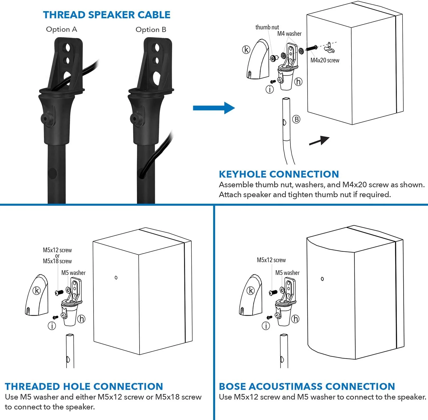 Speaker Stands Set of Two Speakers - Image 2