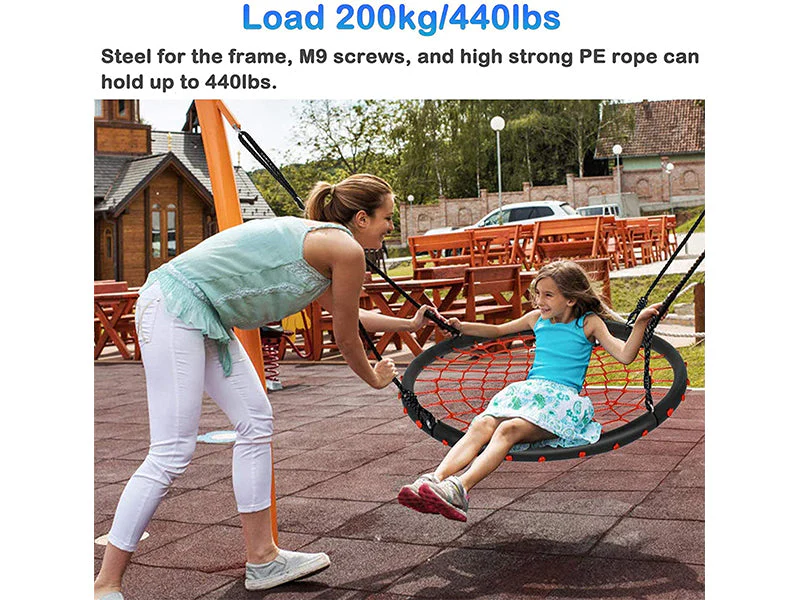 Hammock Swing Seat 60cm Spider Web Round - Image 5