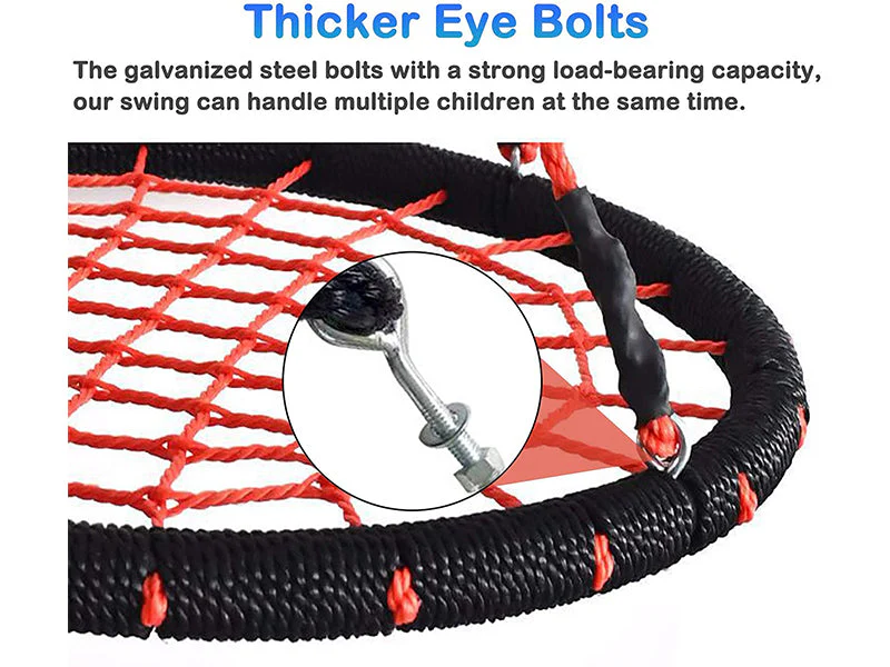 Hammock Swing Seat 60cm Spider Web Round - Image 6