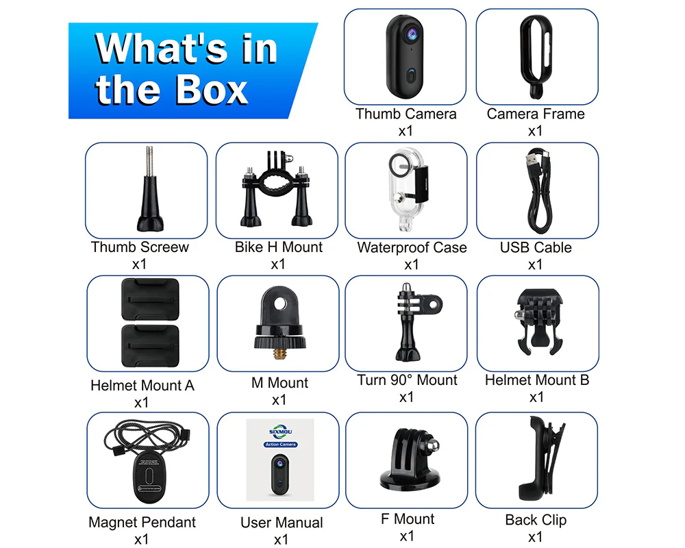 Action Camera Waterproof Sports Cam - Image 7