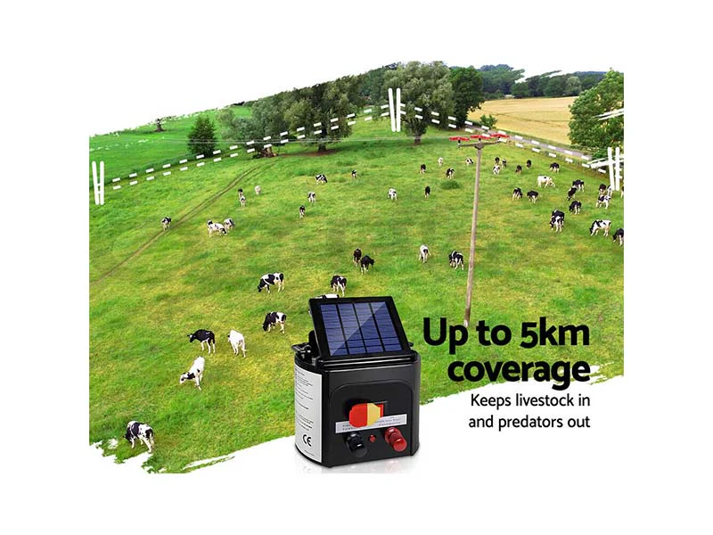 Solar Electric Fence Energizer 5kM - Image 3
