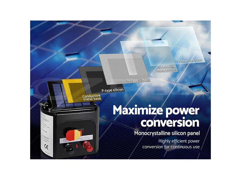 Solar Electric Fence Energizer 5kM - Image 4