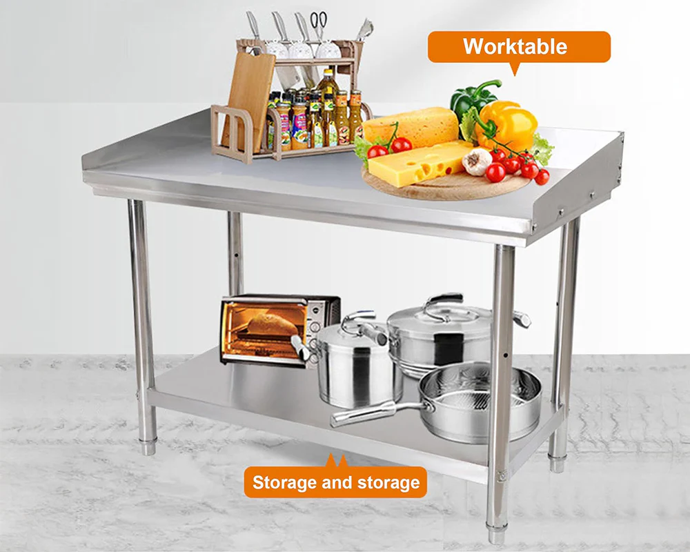 Steel Bench Stainless Steel Kitchen Work Table - Image 3