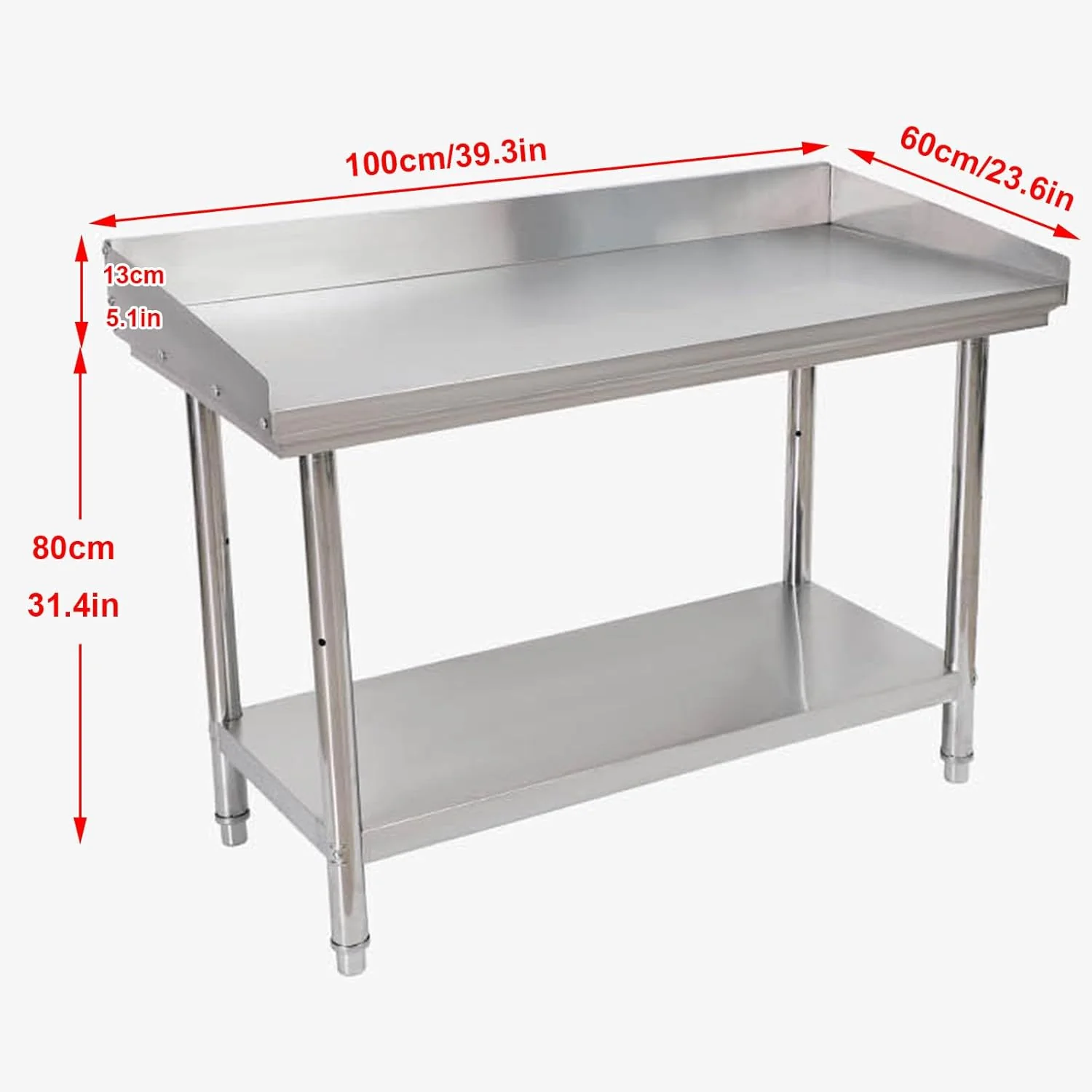 Steel Bench Stainless Steel Kitchen Work Table - Image 9