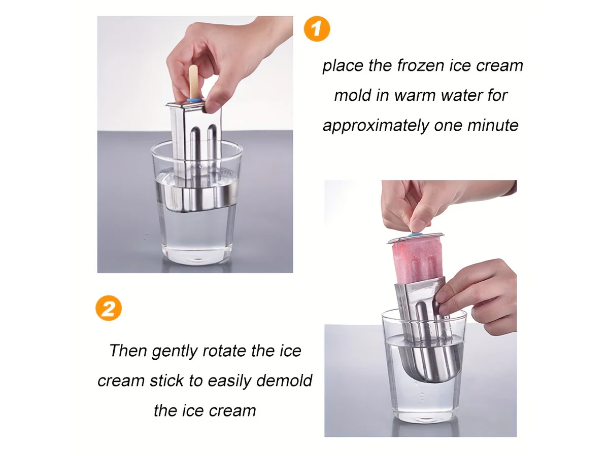 Stainless Steel Popsicle Mold Set - Image 5