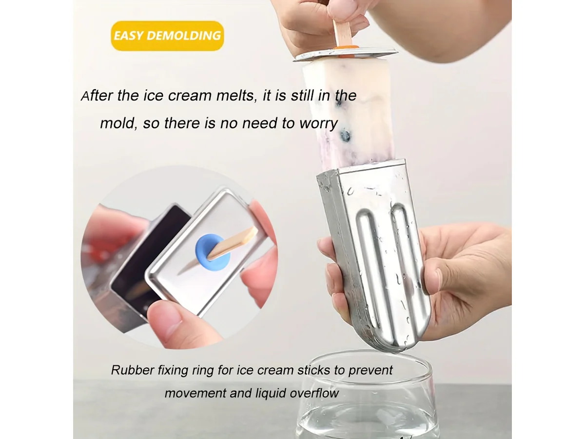 Stainless Steel Popsicle Mold Set - Image 6