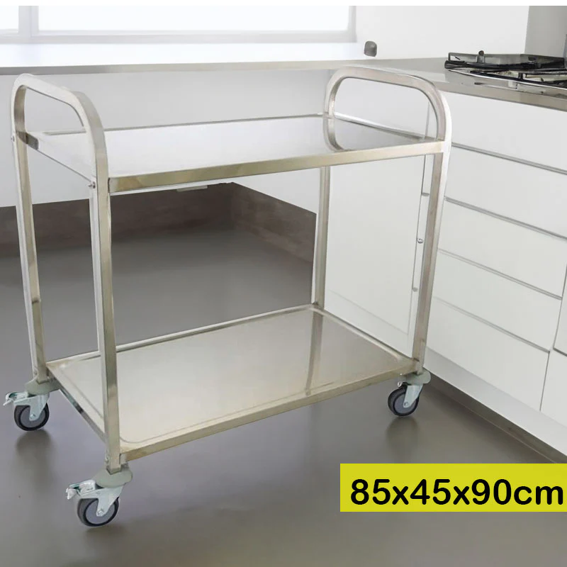 Stainless Steel Trolley Kitchen Storage Trolley - Image 4