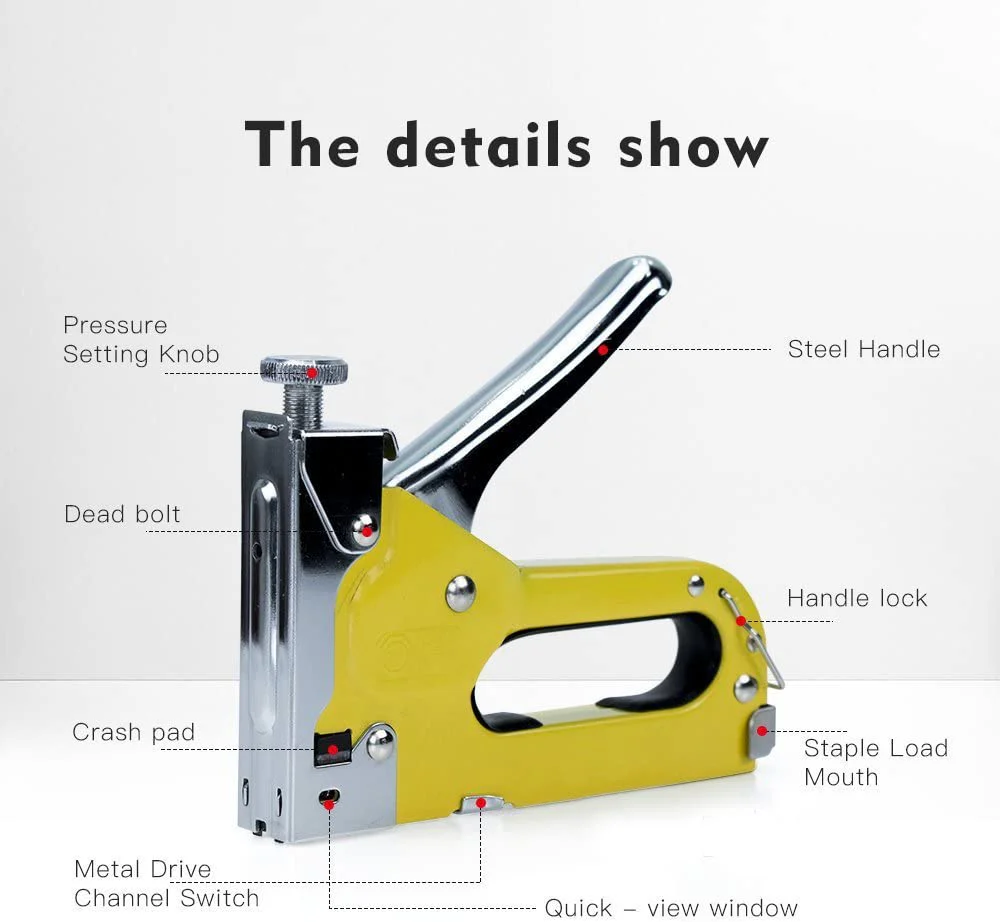 Staple Gun, 3 Way Stapler Tool Kit 3 - In - 1 - Image 3