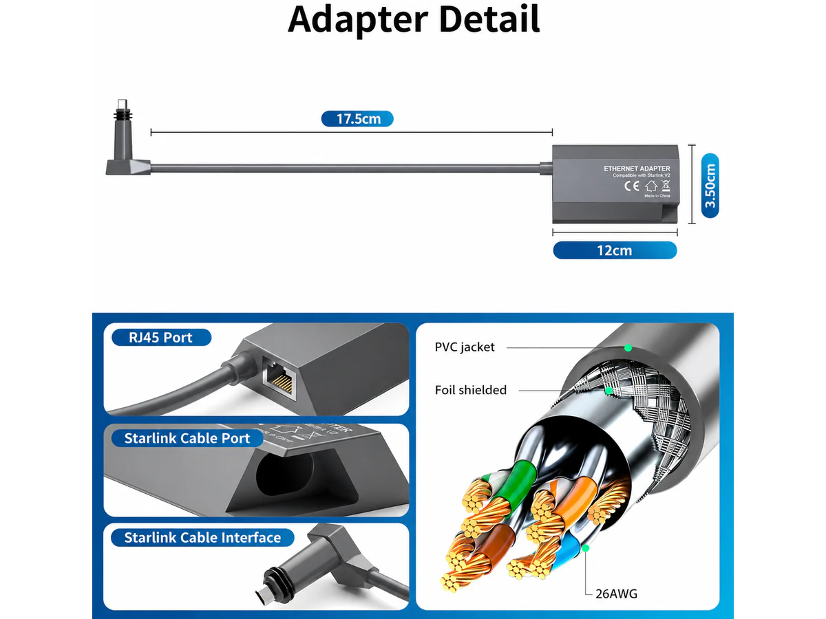 Starlink Gen 2 Ethernet Adapter - Image 6