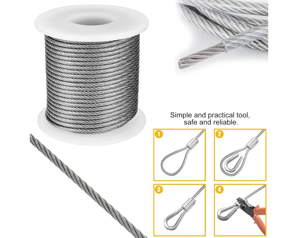 30M Stainless Steel Wire Rope Kit - Image 5