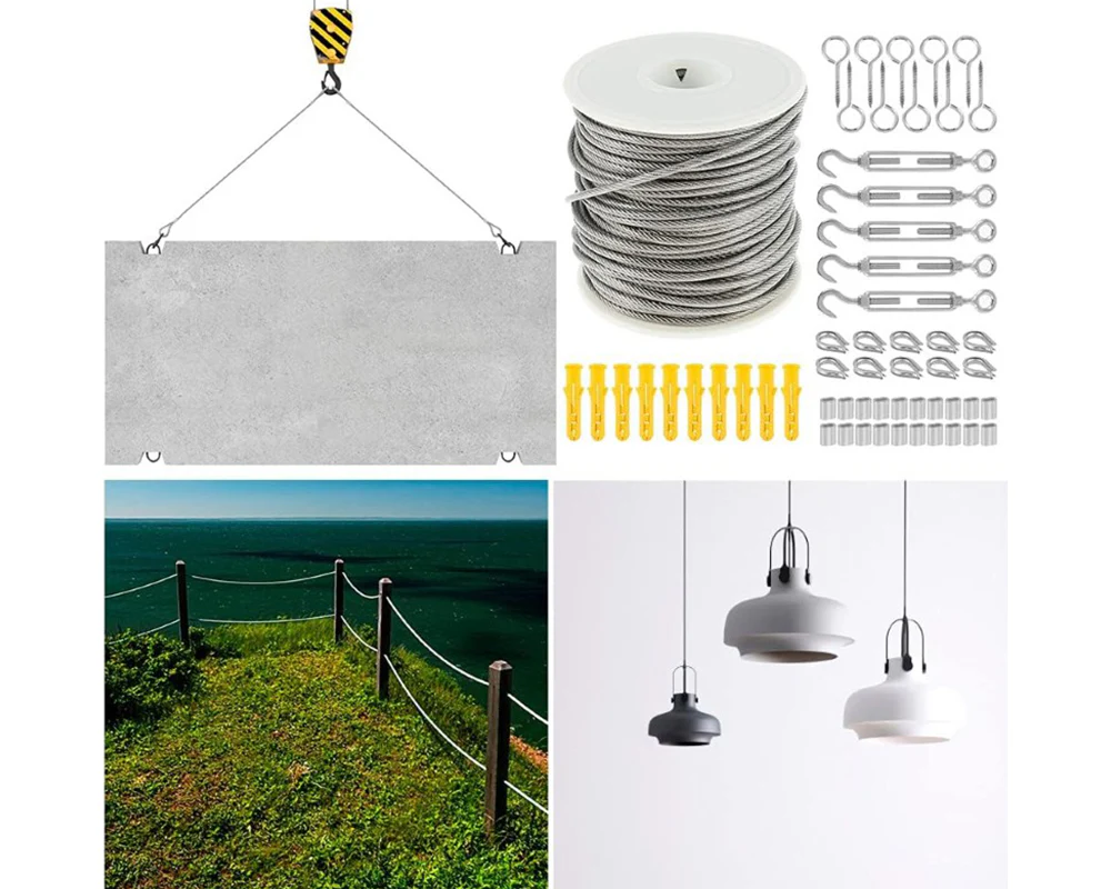 30M Stainless Steel Wire Rope Kit - Image 7