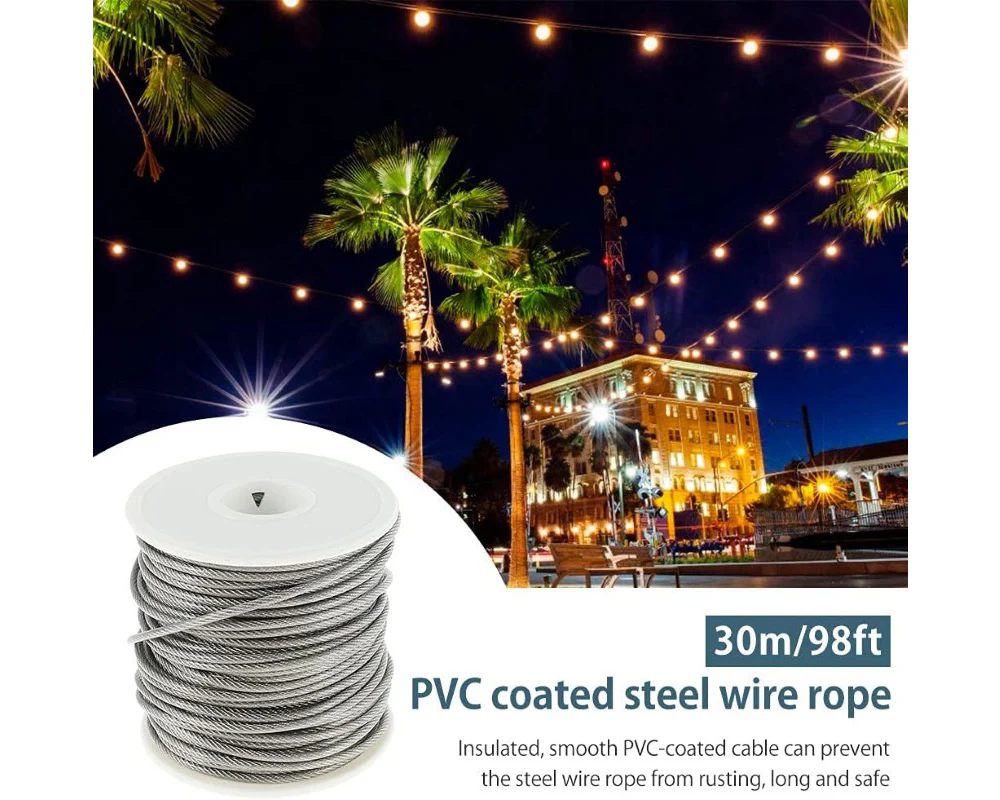 30M Stainless Steel Wire Rope Kit - Image 9