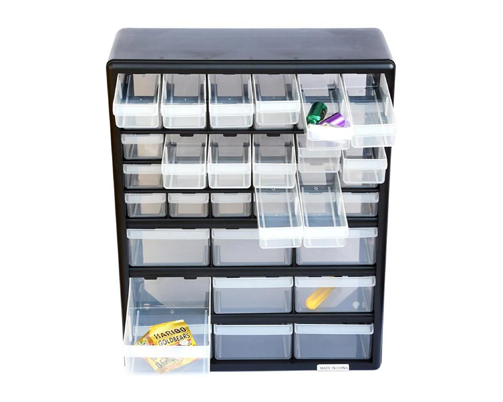 Storage Cabinet Drawers 39 Plastic Tool Box Containers Organiser Cupboard - Image 5